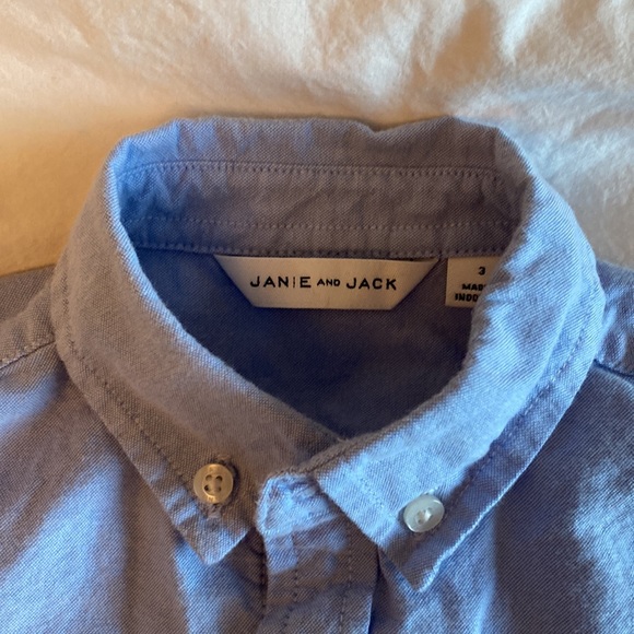 Blue toddler button down shirt - Picture 2 of 2